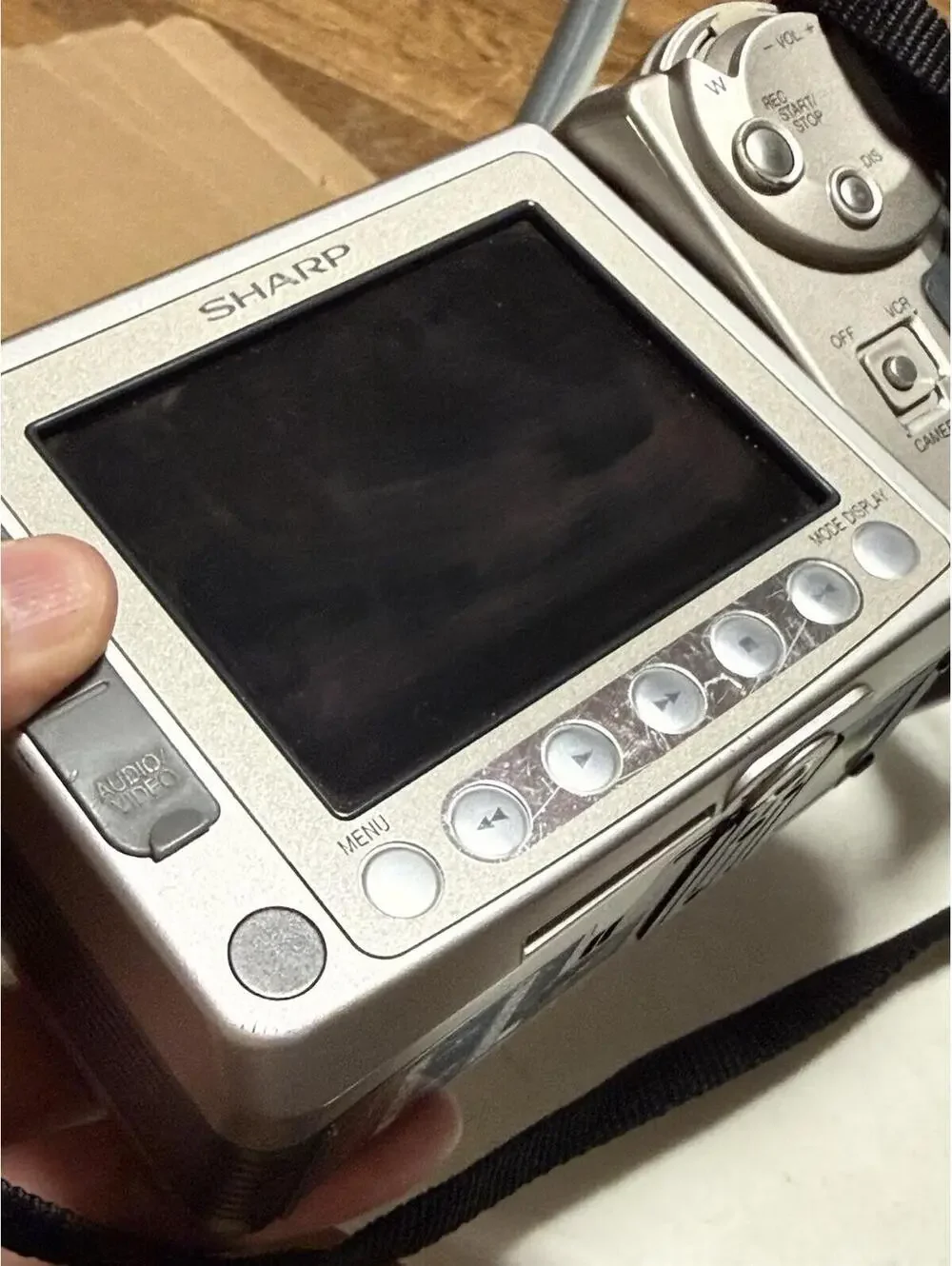 Sharp Model VL-E765U Silver Black View Camcorder No Charger ( Untested )